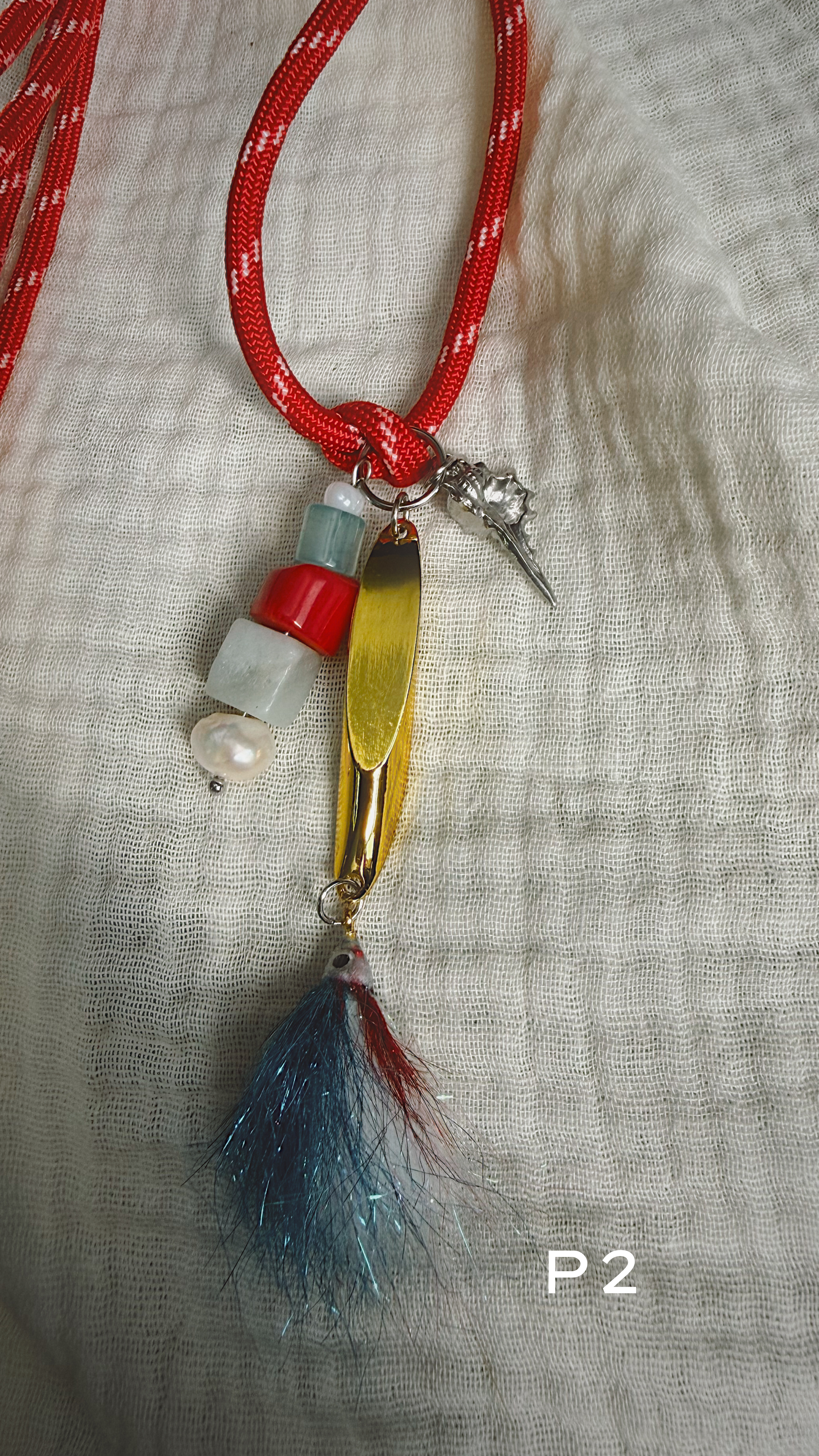 Fishing Lure Paracord Necklace