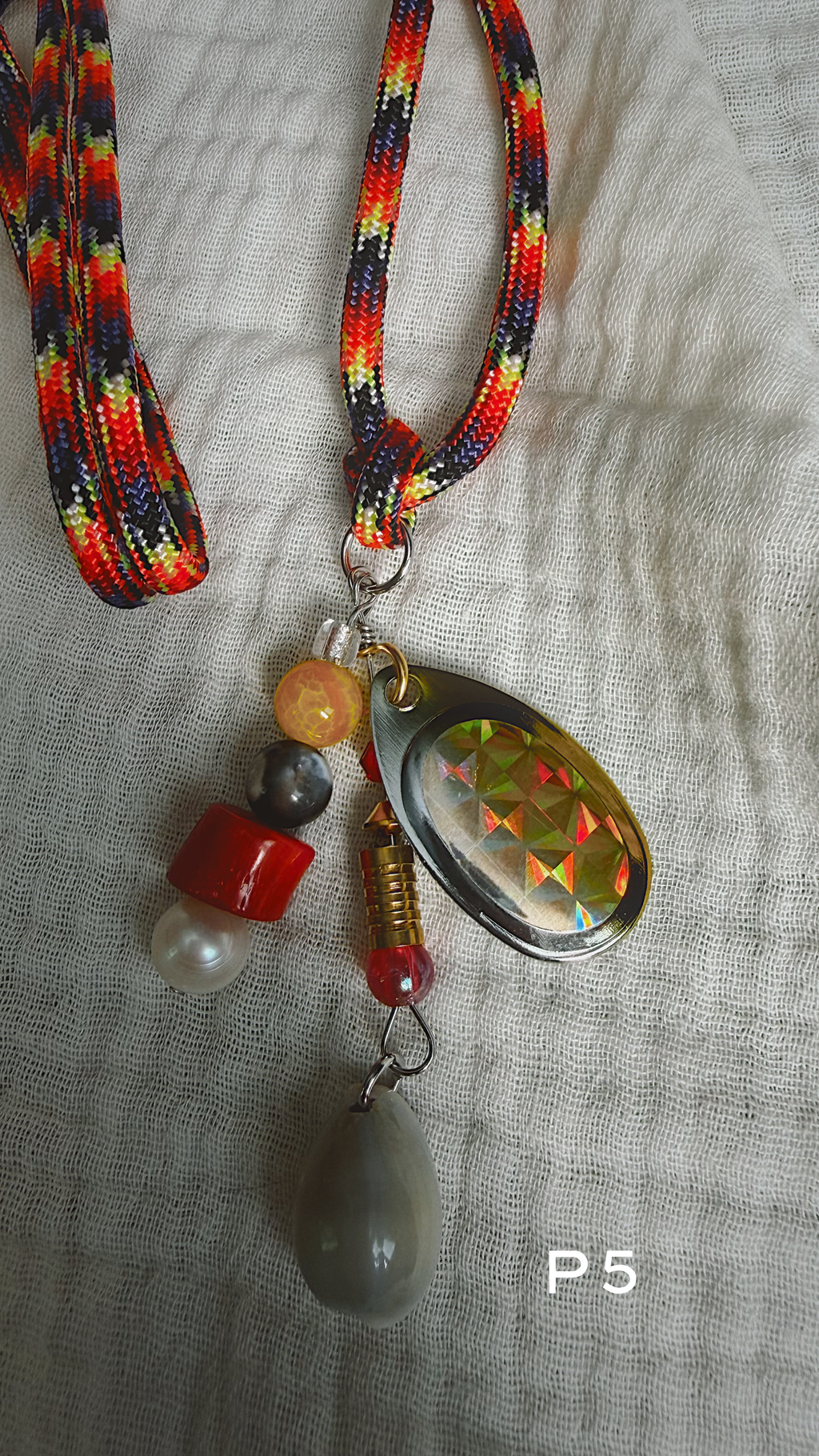 Fishing Lure Paracord Necklace