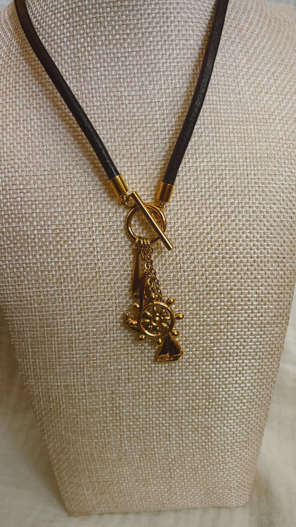 The Storm Nautical Charm Toggle Necklace