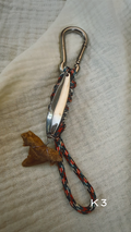 Fishing Lure Keychain - Paracord - Sunbaked Coast