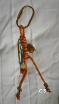 Fishing Lure Bag Charm - Paracord - Citrus