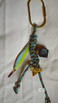 Fishing Lure Bag Charm - Paracord - Wave Runner