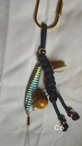 Fishing Lure Bag Charm - Paracord - Midnight