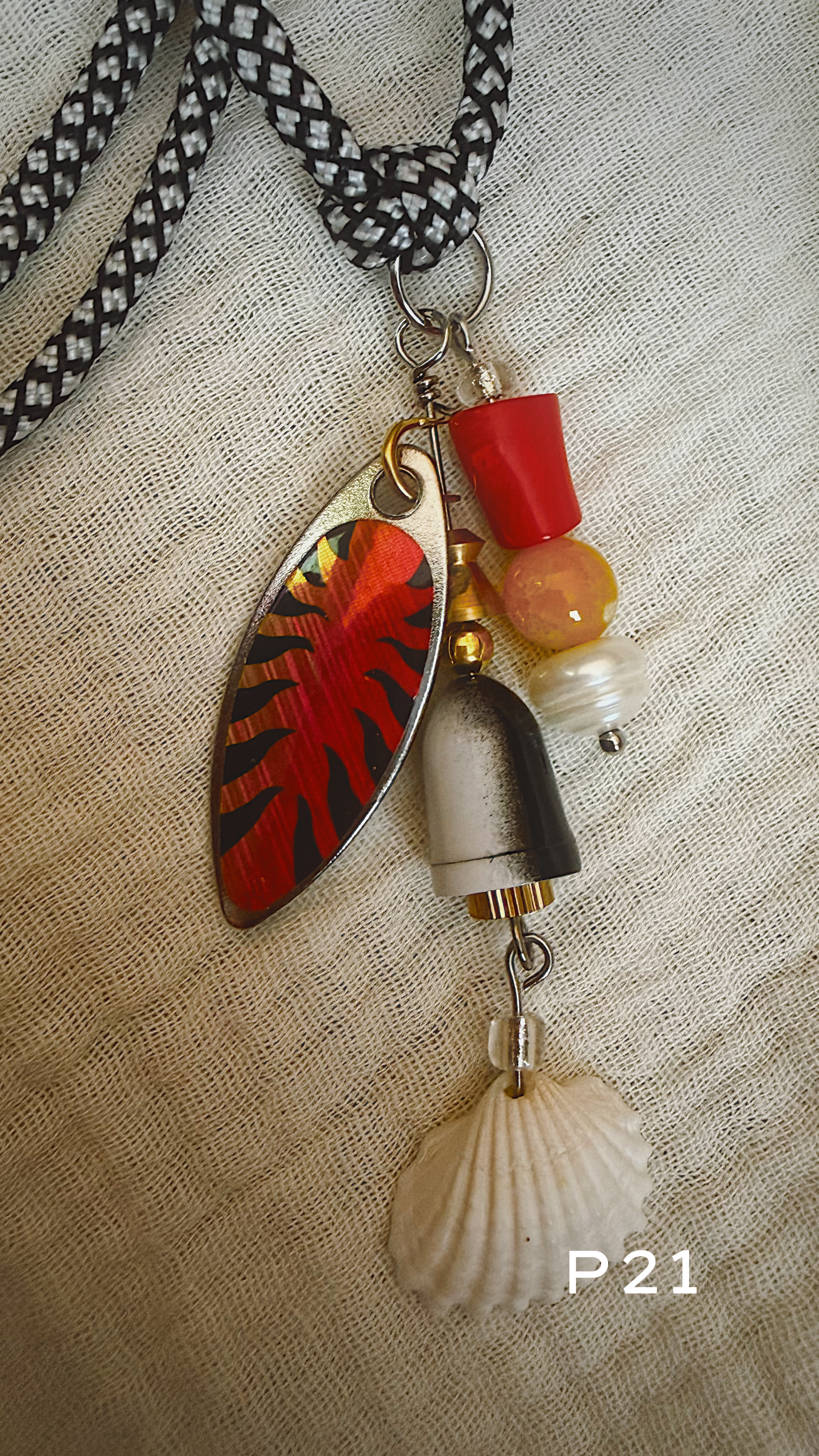 Fishing Lure Paracord Necklace