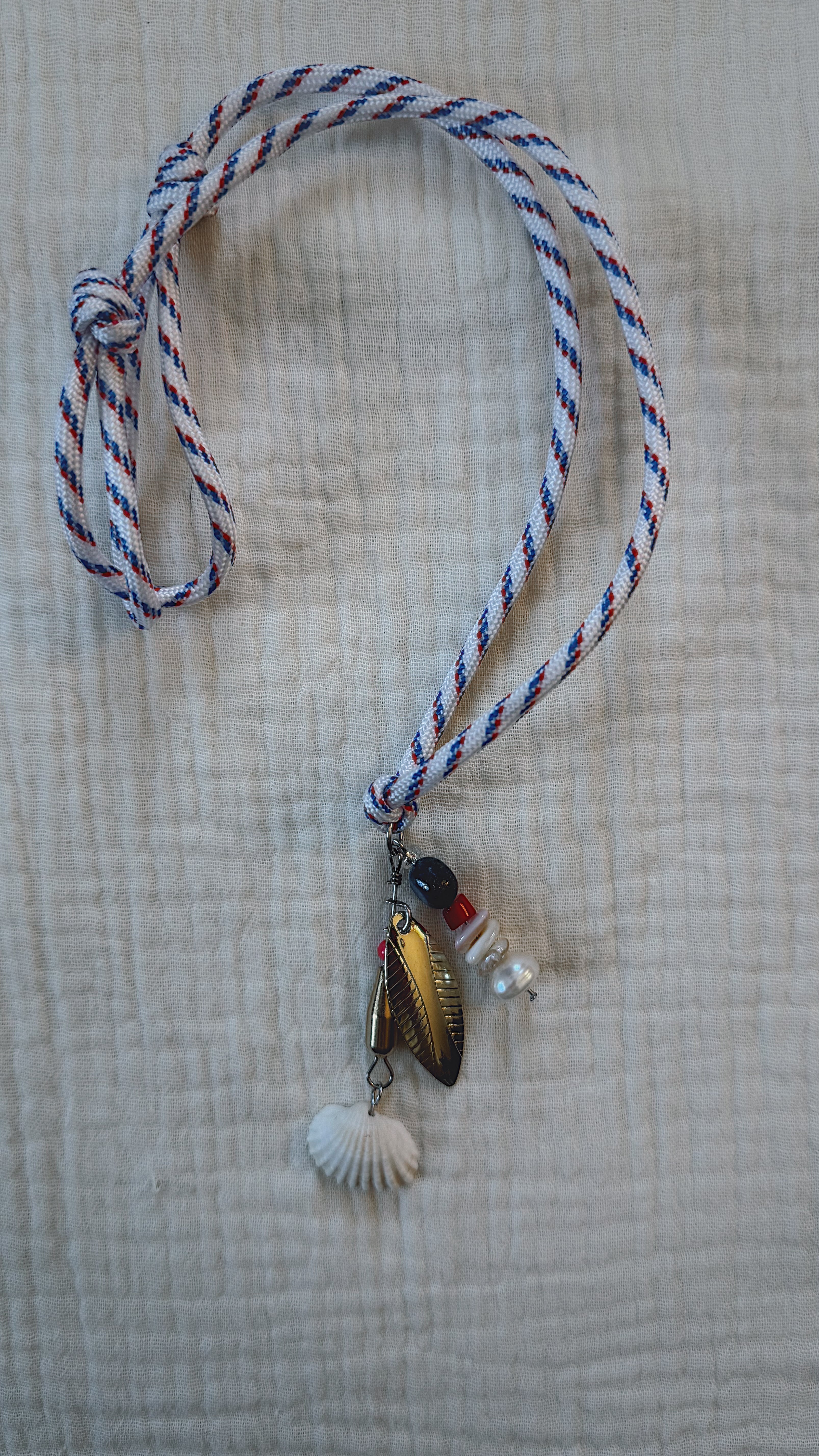 Mainsail - Paracord Fishing Lure Necklace