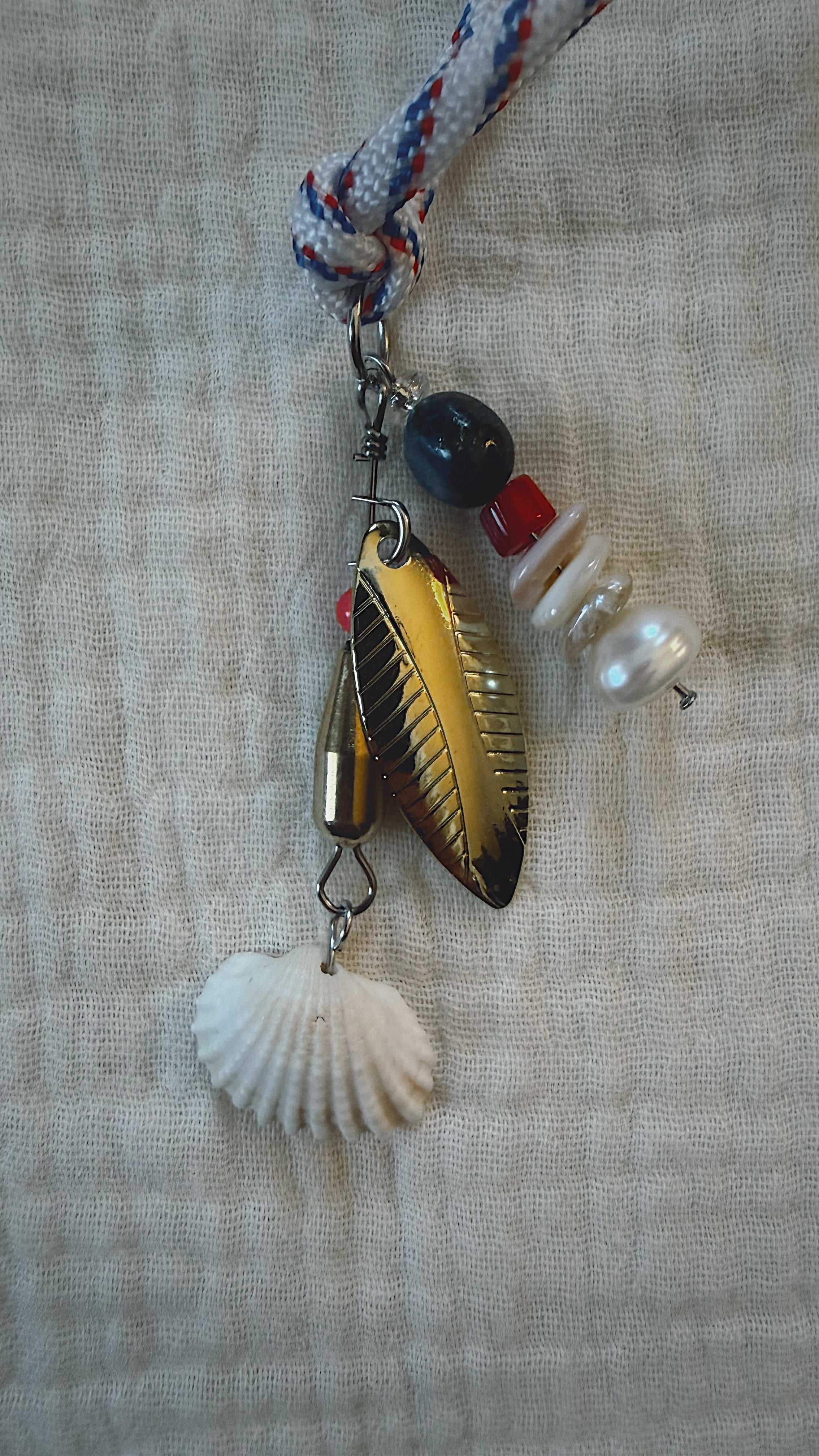 Mainsail - Paracord Fishing Lure Necklace
