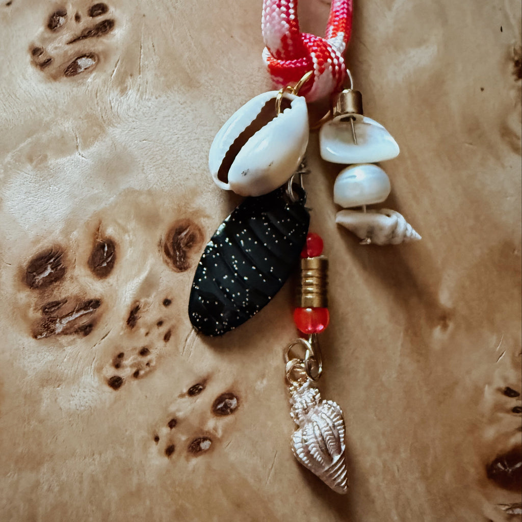 Little Sunfish Necklace – Handmade Fishing Lure & Shell Jewelry