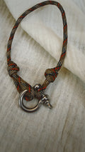Anchor Shackle Bracelet - Paracord - Driftwood Ember