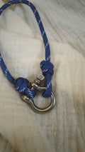 Anchor Shackle Bracelet - Paracord - Blue