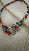 Anchor Shackle Bracelet - Paracord - Sunbaked Coast