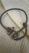 Anchor Shackle Bracelet - Paracord - Salt