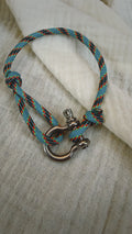 Anchor Shackle Bracelet - Paracord - Wave Runner