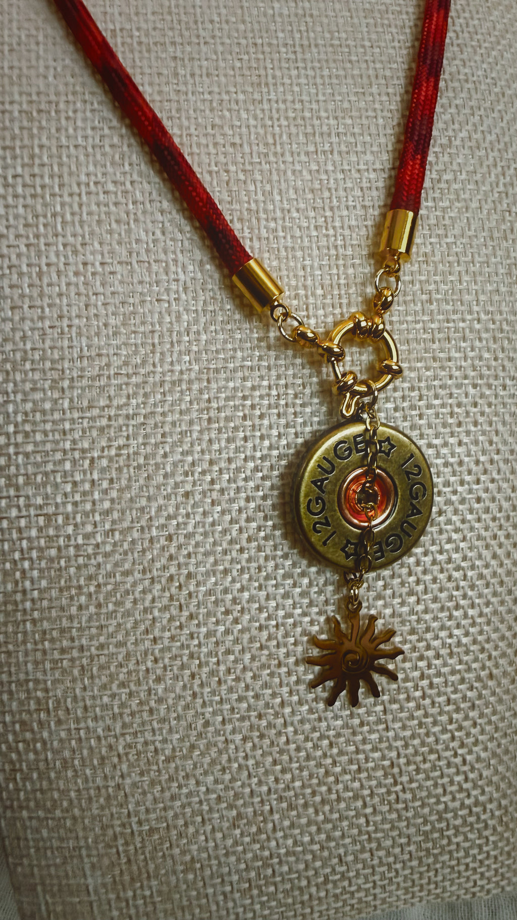 The Boogeyman Shotgun Shell Sun Necklace